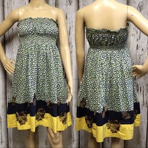 Sugar Lips 1850 Women M Short Dress Summer Silk